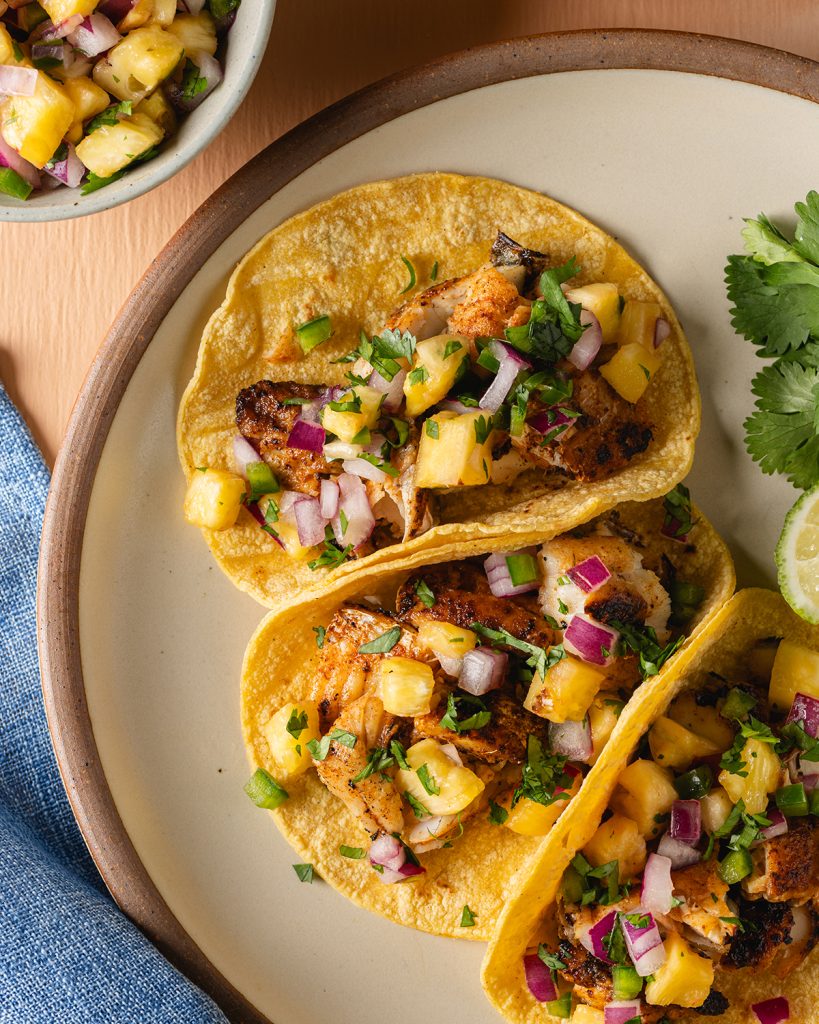 
  Walleye Tacos & Pineapple Salsa  -image
