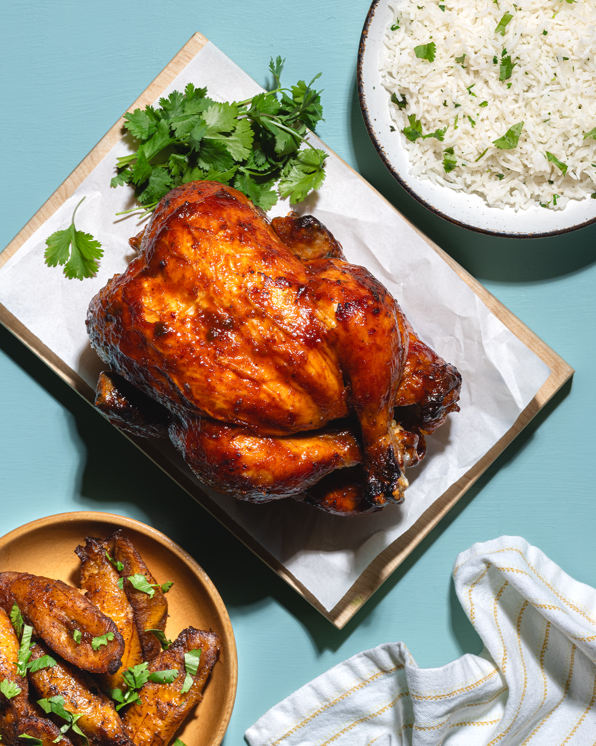 5-Step Caribbean BBQ Rotisserie Chicken