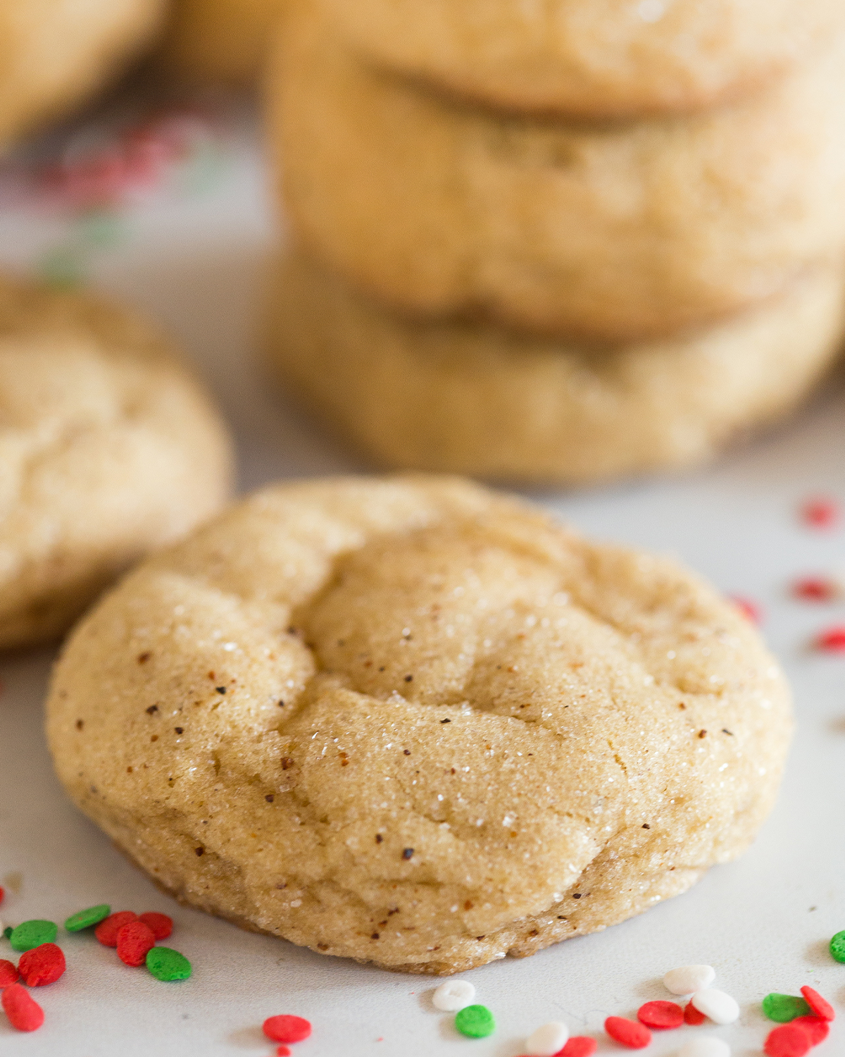 Eggnog Snickerdoodles