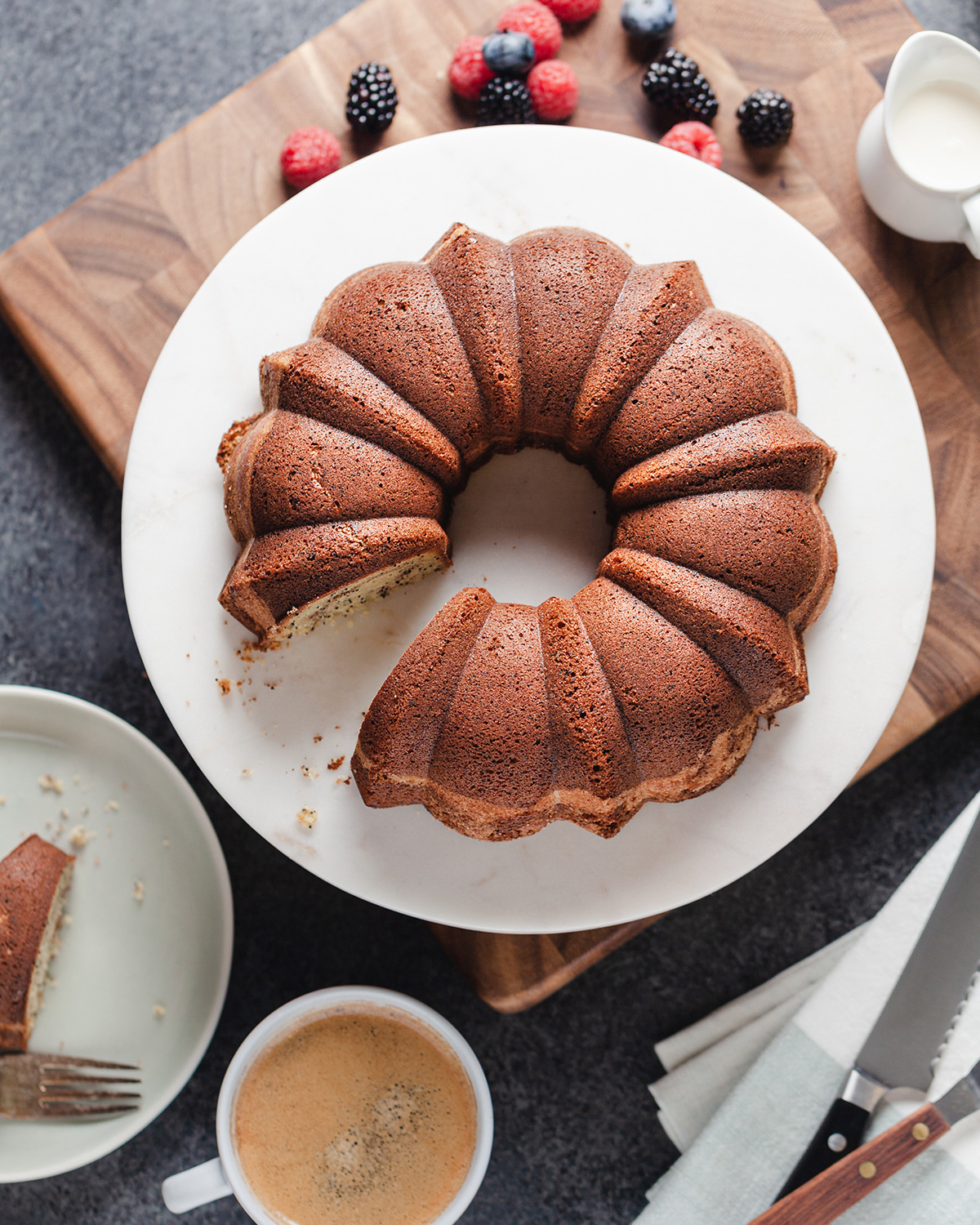 Poppy Seed Coffee Cake