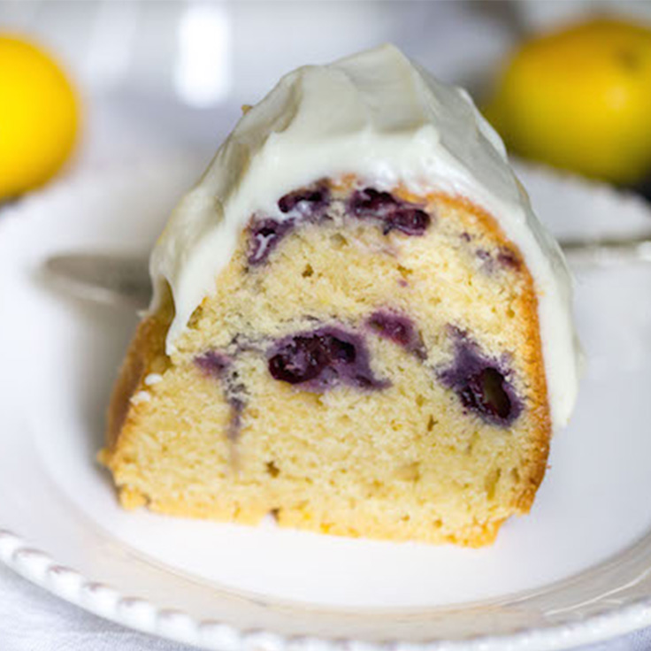 Lemon Blueberry Bundt Cake