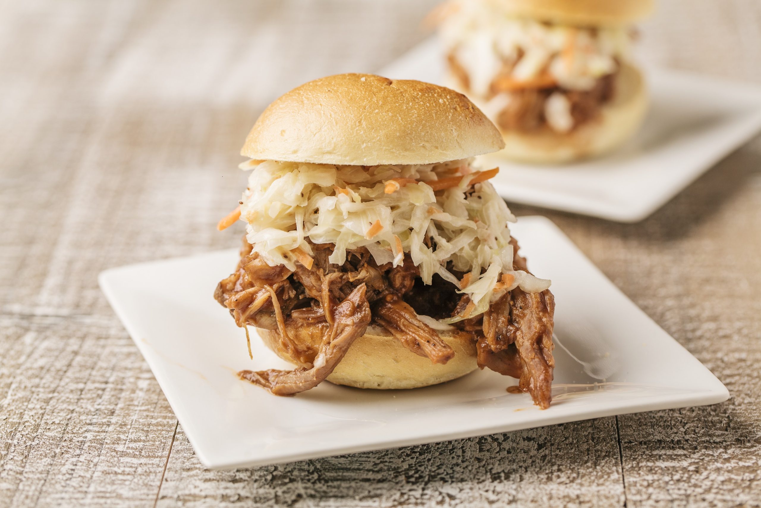 Slow Cooker Pulled Pork Sandwiches