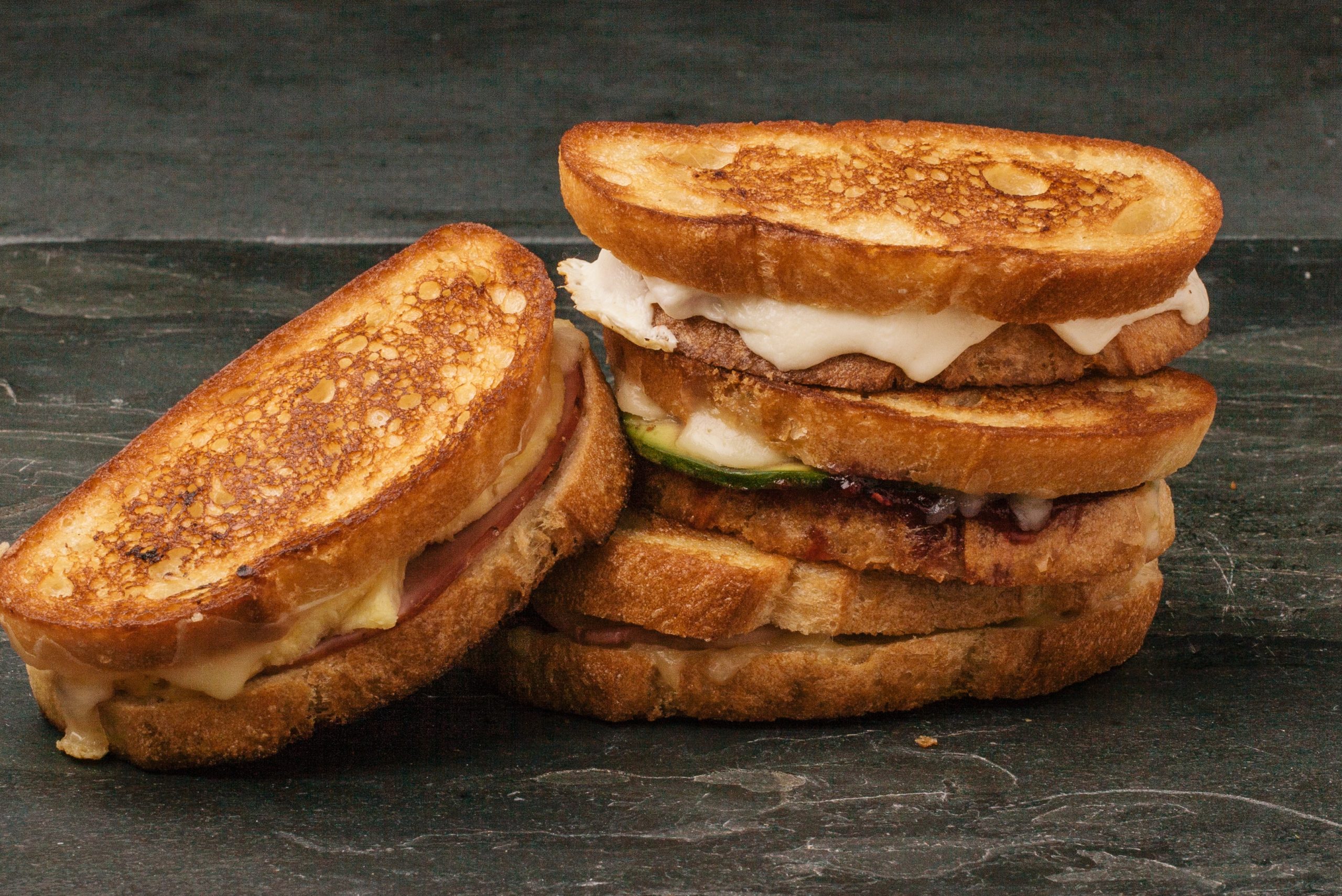 Grilled Cheese Four Ways